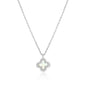 Exclusively Silver Mother of Pearl Necklace