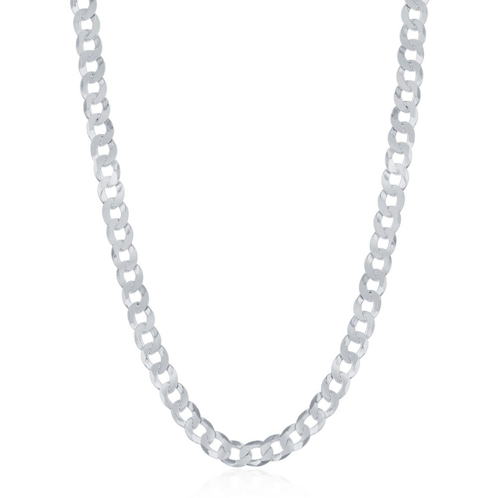 Exclusively Silver Men's Cuban Chain