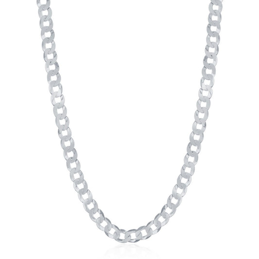 Exclusively Silver Men's Cuban Chain