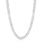 Exclusively Silver Men's Cuban Chain