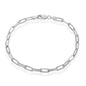 Exclusively Silver Classic Paperclip Bracelet