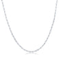 Exclusively Silver Mini Paperclip Necklace
