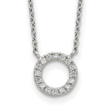 Exclusively Silver Circle Necklace