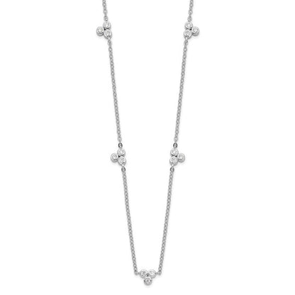 Exclusively Silver 5 Station Necklace