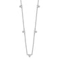 Exclusively Silver 5 Station Necklace