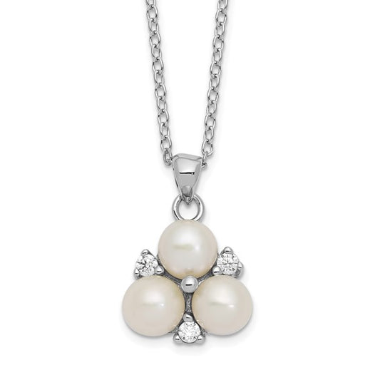 Exclusively Silver Freshwater Pearl Necklace