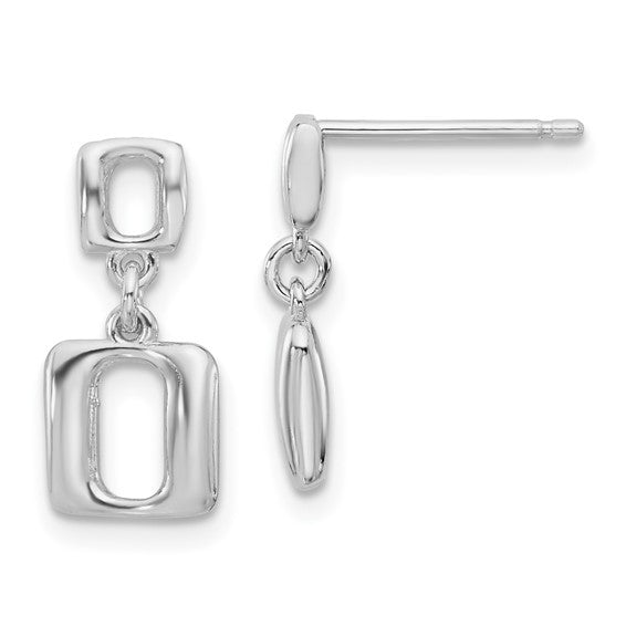 Exclusively Silver Square Link Dangle