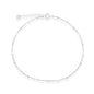 Exclusively Silver Pearl Beaded Anklet