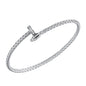 Exclusively Silver Woven Bracelet