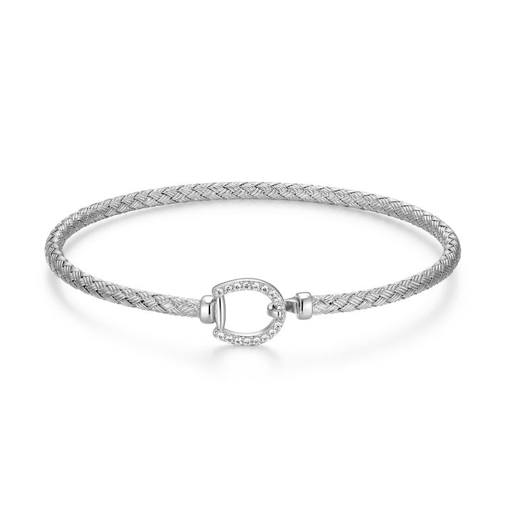 Exclusively Silver Mesh Bangle