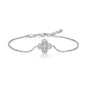 Exclusively Silver Clover Bracelet
