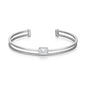 Exclusively Silver Double Cuff Bracelet
