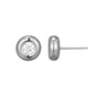 Exclusively Silver Chunky Bezel Studs