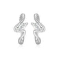 Exclusively Silver Marquise Flow CZ Hoops