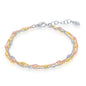 Exclusively Diamonds Triple Strand Bracelet