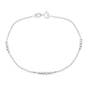 Exclusively Silver Diamond Cut Bead Bracelet