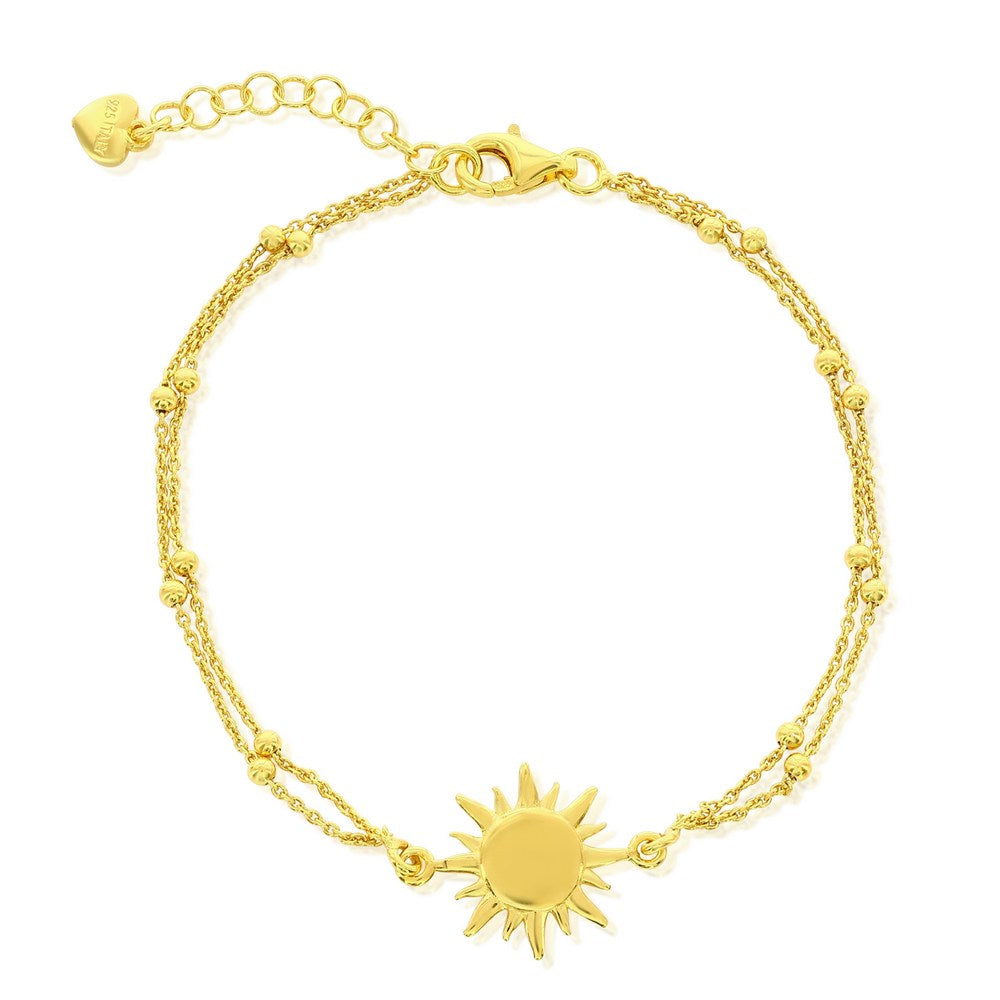 Exclusively Silver Sun Bracelet