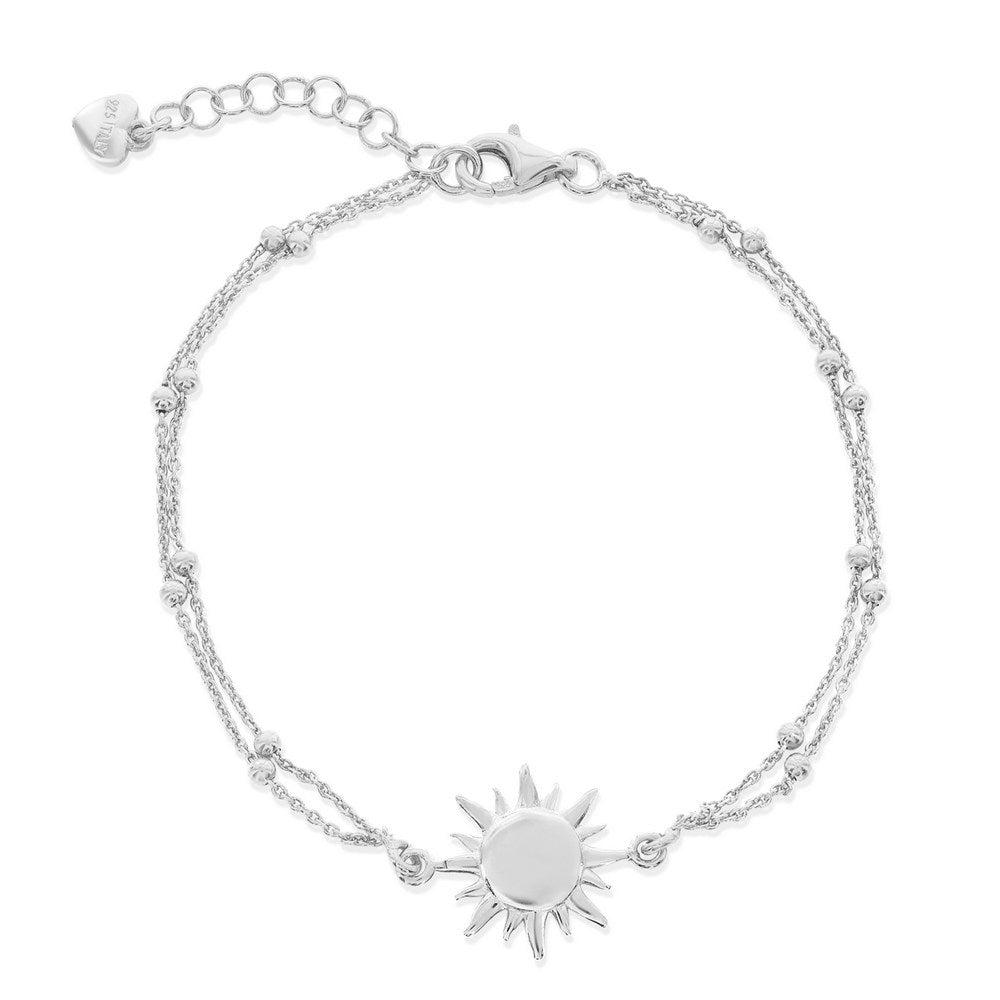 Exclusively Silver Sun Bracelet