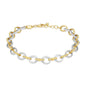Exclusively Silver Alternating Link Bracelet