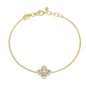 Exclusively Silver Clover Bracelet