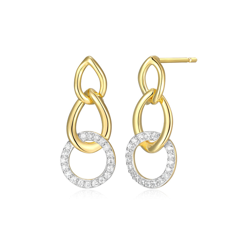 Exclusively Silver Oval Link Earrings