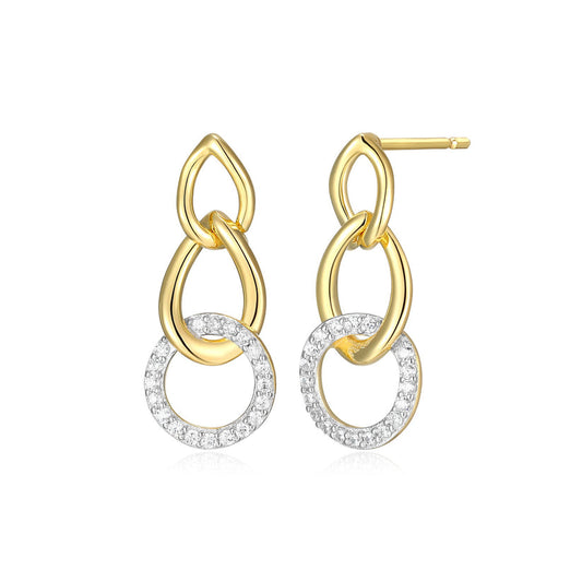 Exclusively Silver Oval Link Earrings