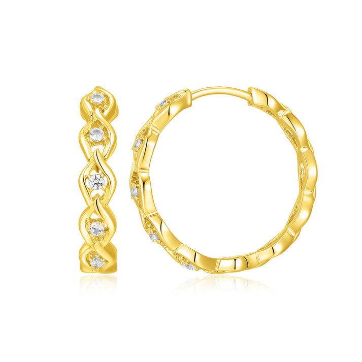 Exclusively Silver Intertwined Earrings