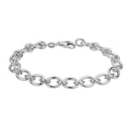 Exclusively Silver Rhodium Plated Cable Chain