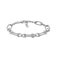 Exclusively Silver Alternating Bracelet