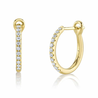 Shy Creation Diamond Hoops