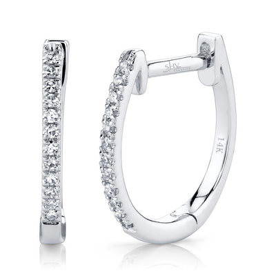 Shy Creation Diamond Hoops