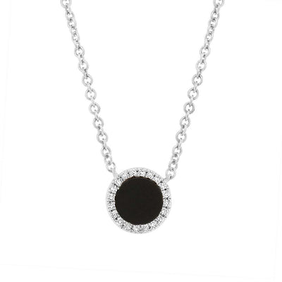 Shy Creation Black Onyx Necklace