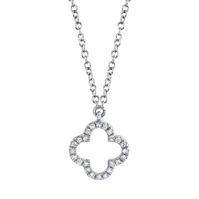 Shy Creation Diamond Clover Pendant