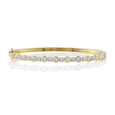 Shy Creation Diamond Bangle Bracelet