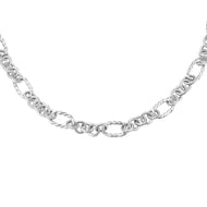 Exclusively Silver Oval Rope Chain