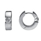 Exclusively Silver Hinge Hoop Earrings