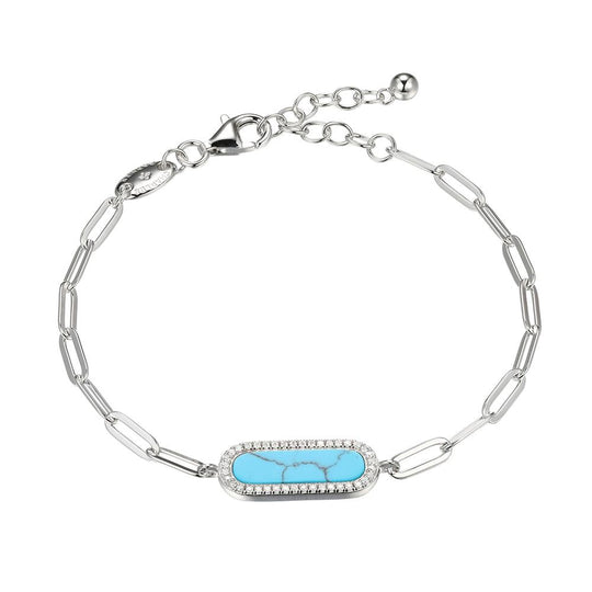 Exclusively Silver Turquoise Bracelet