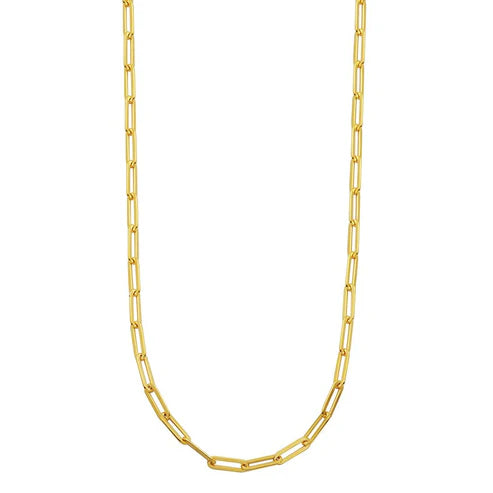 Exclusively Silver (24 Inch) Paperclip Necklace (5mm)