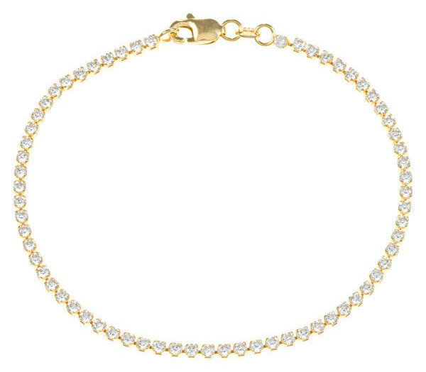 Exclusively Silver Mini Tennis Bracelet
