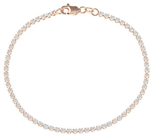Exclusively Silver Mini Tennis Bracelet