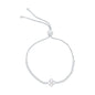 Exclusively Silver Flower Bracelet