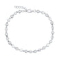 Exclusively Silver Polished and Bezel set Bracelet
