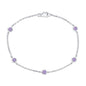 Exclusively Silver Color Bezel Bracelet