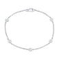 Exclusively Silver Color Bezel Bracelet