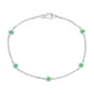 Exclusively Silver Color Bezel Bracelet