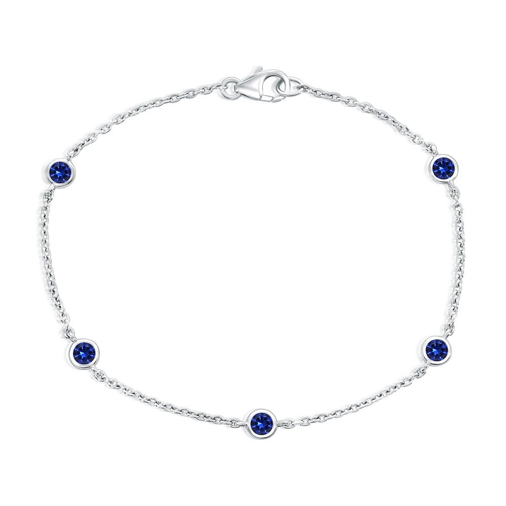 Exclusively Silver Color Bezel Bracelet
