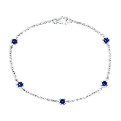 Exclusively Silver Color Bezel Bracelet