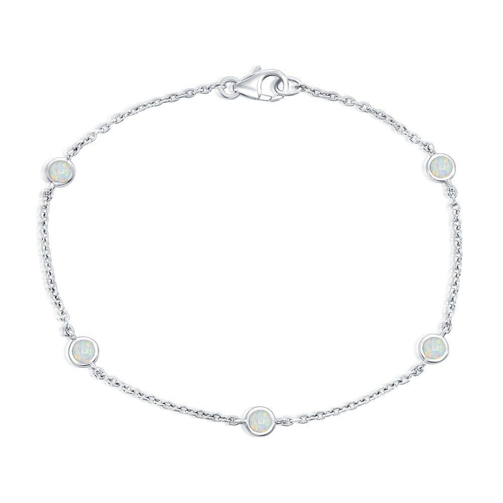 Exclusively Silver Color Bezel Bracelet
