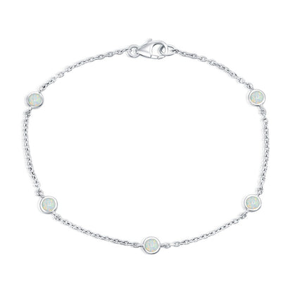 Exclusively Silver Color Bezel Bracelet