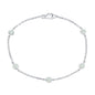 Exclusively Silver Color Bezel Bracelet